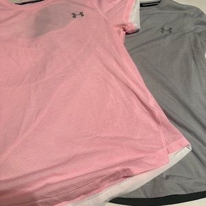 2 Under Armour Heatgear Run shirts